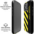 Black and Yellow Stripes iPhone 16 Pro Magsafe Impact Case